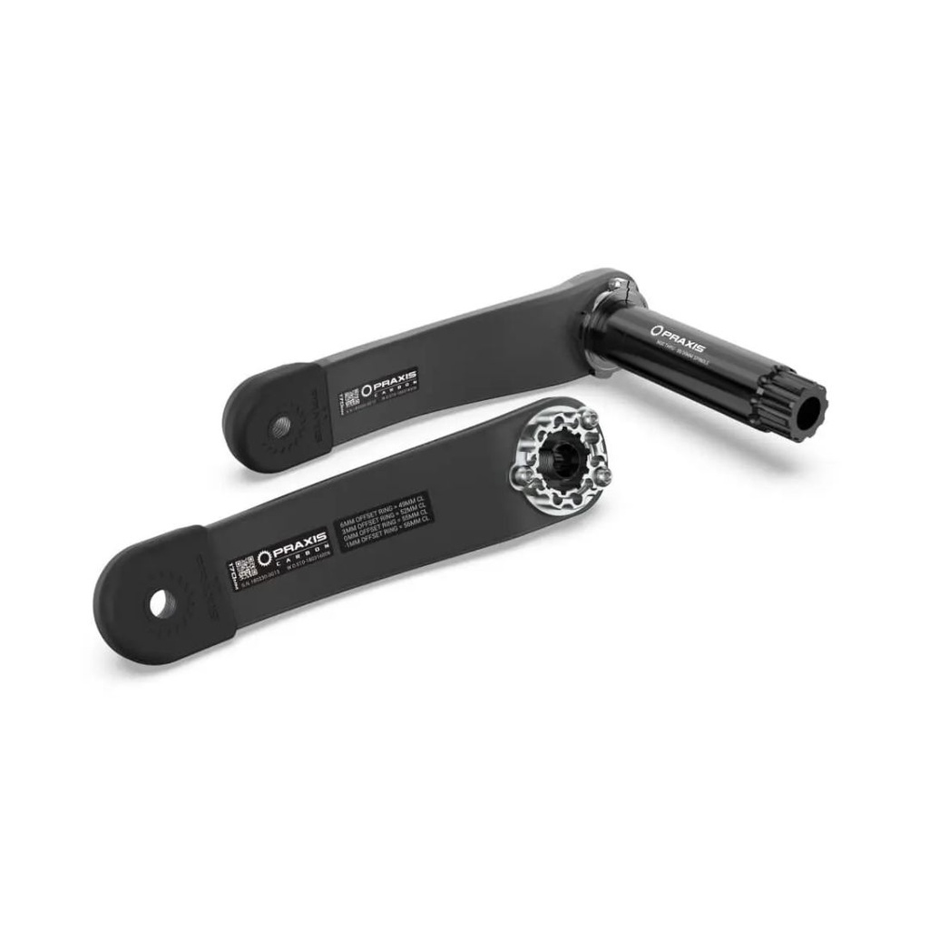 PAR DE BIELAS PRAXIS G2 LYFT M30-THRU DM | CARBON | 170MM