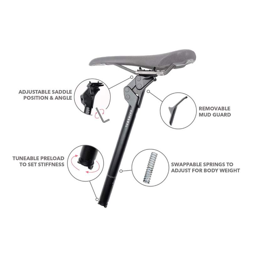 POSTE DE ASIENTO REDSHIFT SHOCKSTOP 27.2mm x 280mm