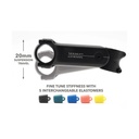POSTE DE MANUBRIO REDSHIFT SHOCKSTOP +/- 6 DEG. x 90mm