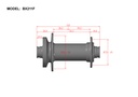 PAR DE MAZAS BITEX BX211 BOOST 15X110MM/12X148MM BODY MICROSPLINE AZUL 28H (EZO)