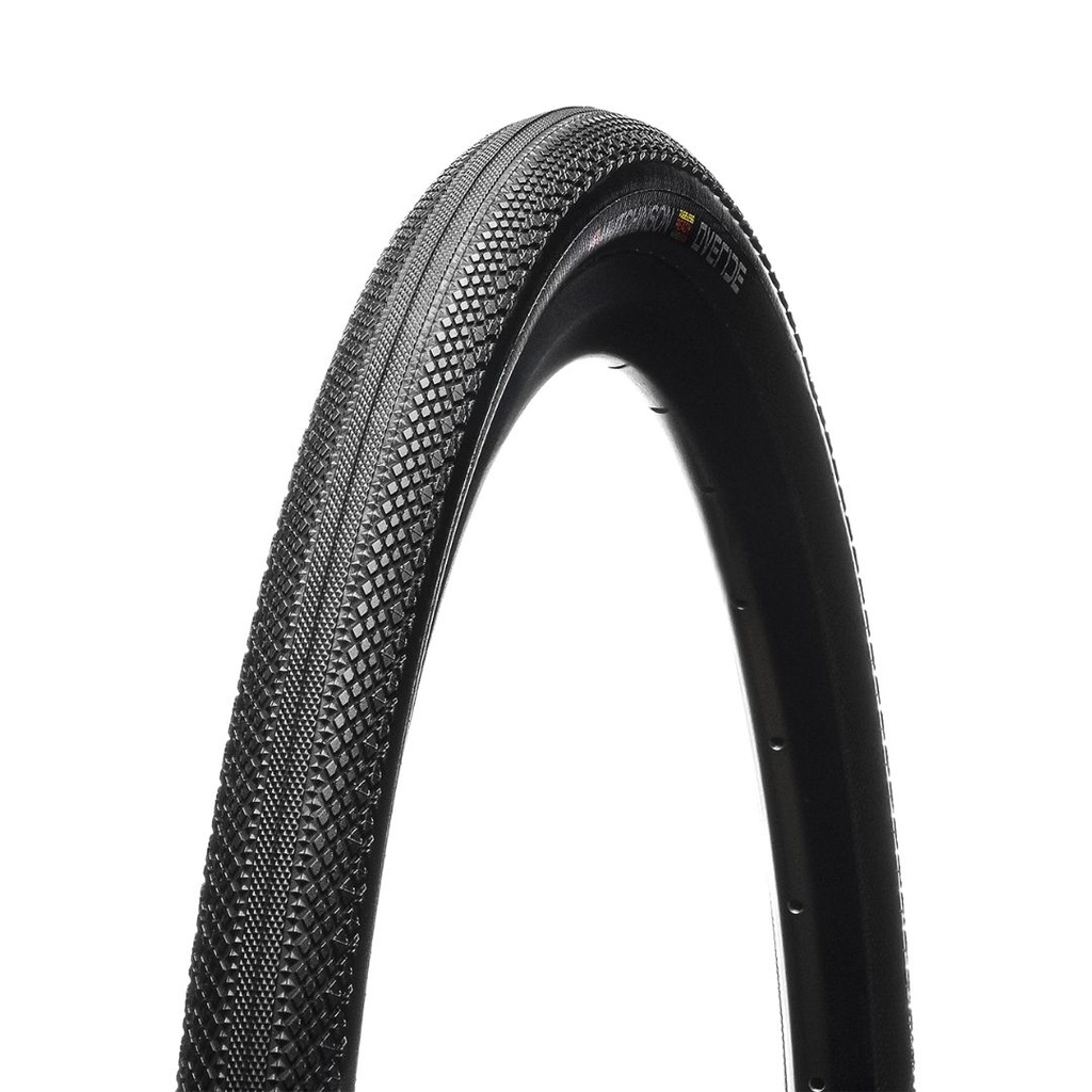 LLANTA HUTCHINSON OVERIDE 700X35C TUBELESS HARDSKIN NEGRA