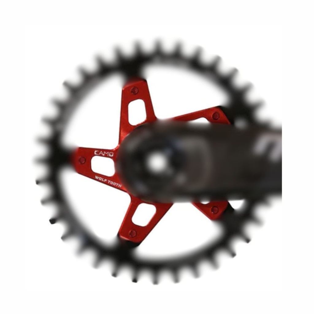 WOLFTOOTH ARAÑA CAMO P/RACEFACE CINCH M5 (BOOST) ROJO