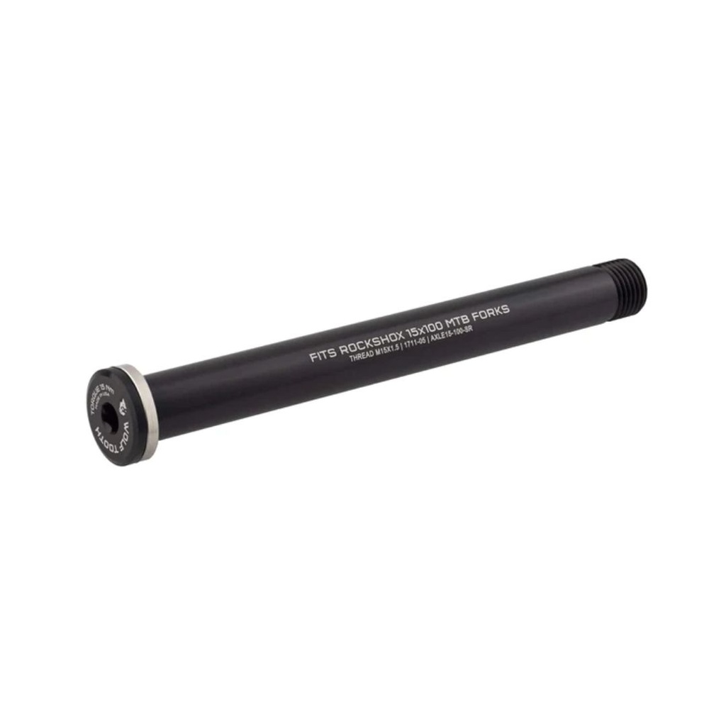 WOLFTOOTH EJE PASANTE P/ROCKSHOX 15X100MM NEGRO