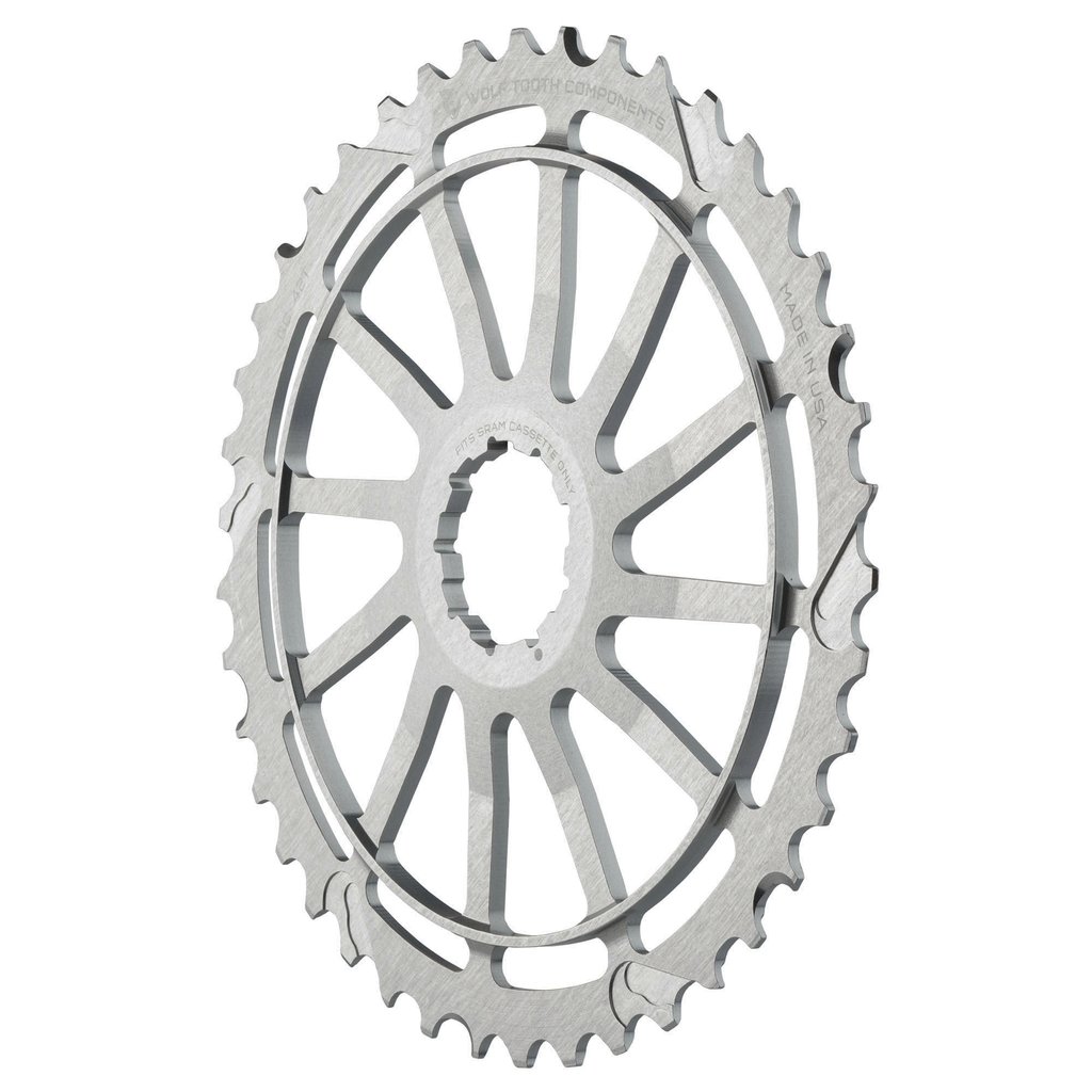WOLFTOOTH ENGRAN CASSETTE GC 42T PLATA P/SRAM