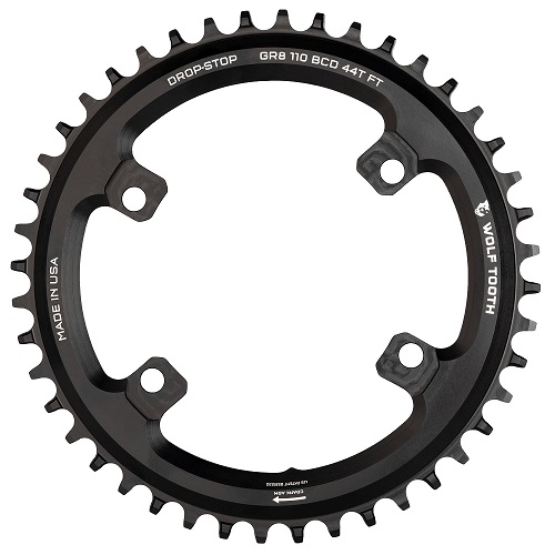 WOLFTOOTH MONOPLATO BCD110X44T NEGRO SHIMANO GRX