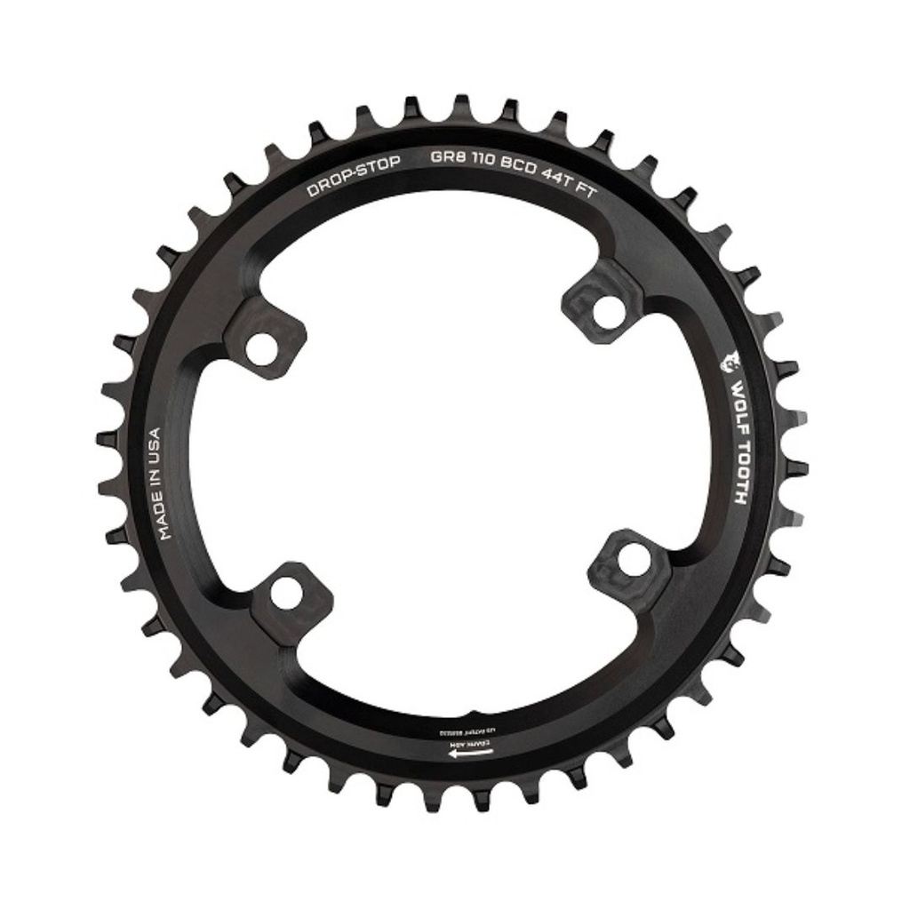 WOLFTOOTH MONOPLATO BCD110X46T NEGRO SHIMANO GRX