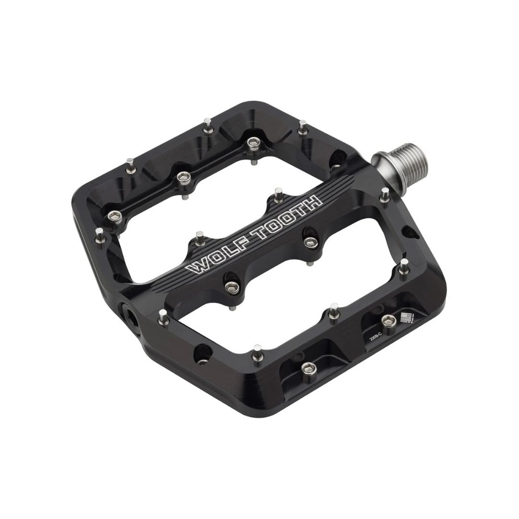 WOLFTOOTH PEDAL WAVEFORM NEGRO TALLA GRANDE (112MMX106MM)