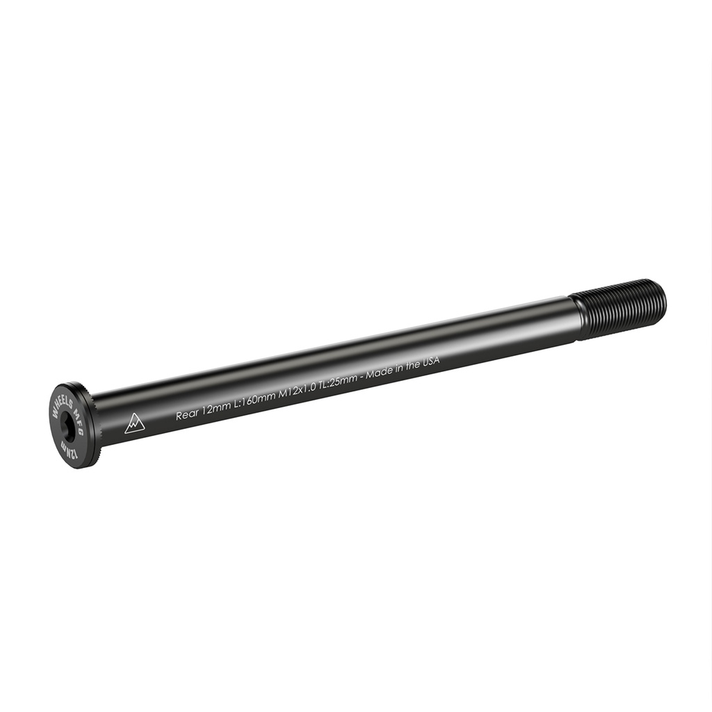 WHEELSMFG EJE TRASERO 12 X 160 ROSCA 1.0x 25 mm