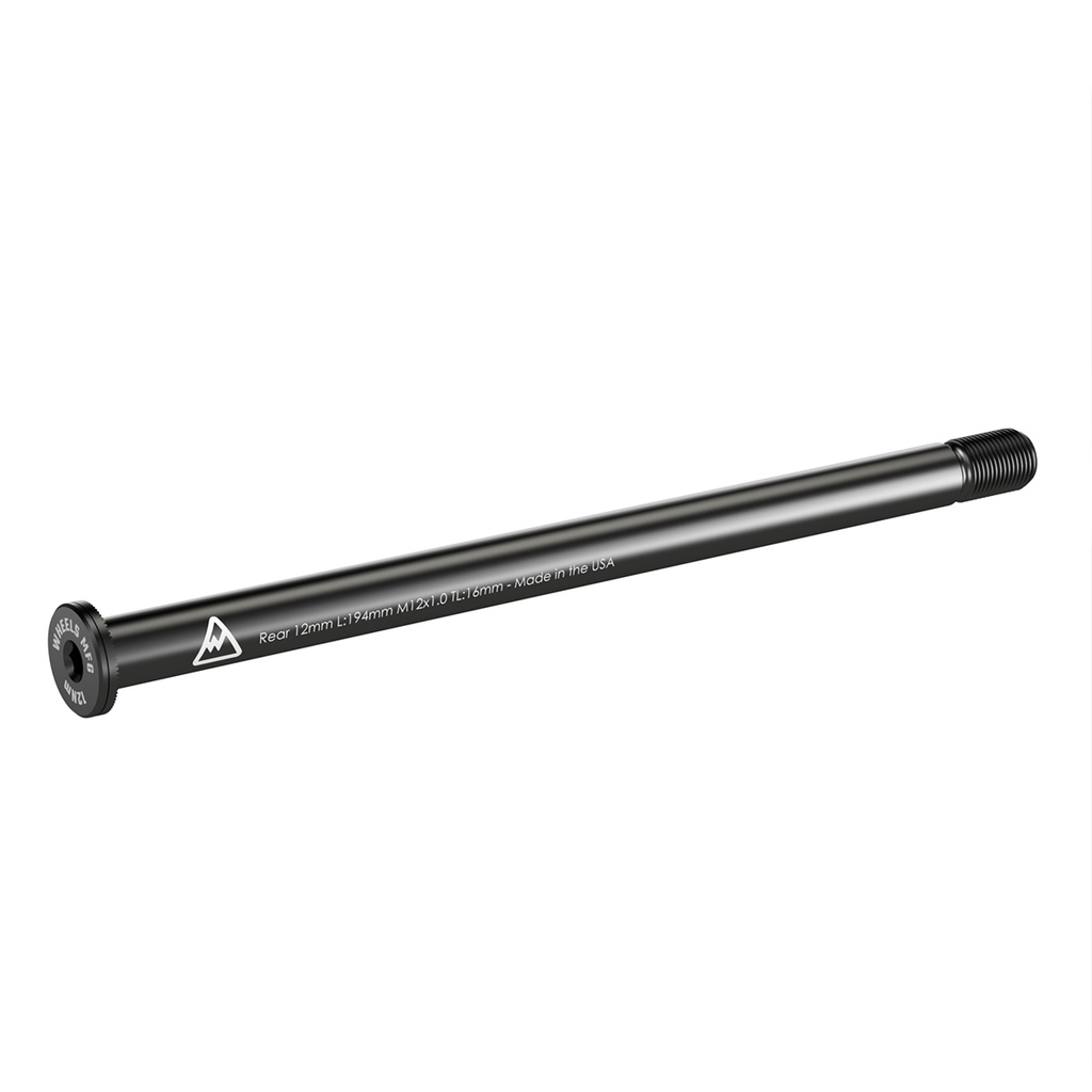 WHEELSMFG EJE TRASERO 12 X 194 ROSCA 1.0x 16 mm