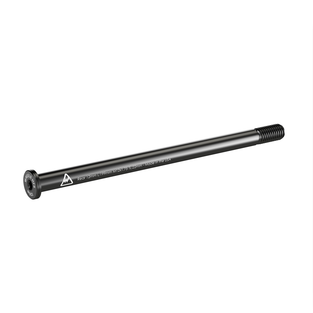 WHEELSMFG EJE TRASERO 12 X 199 ROSCA 1.75x 22 mm