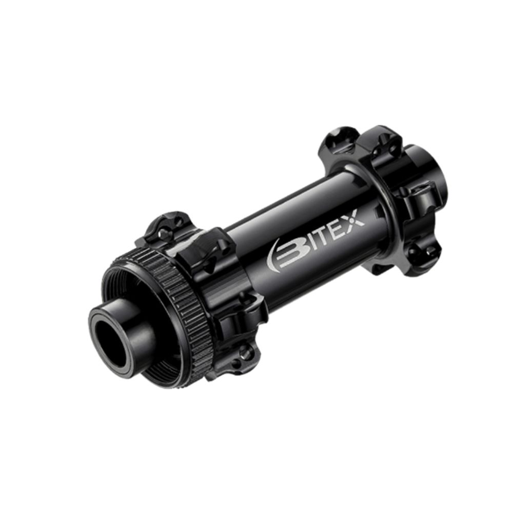 MAZA DELANTERA RUTA/GRAVEL BITEX ´23 BX312F DISC CL 12x100MM NEGRA 24H "Straight Pull"