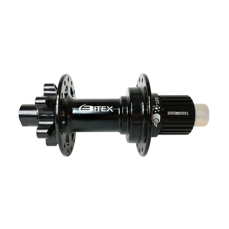 MAZA TRASERA MTB BITEX ´23 BX211 6B BOOST 12x148MM NEGRA 24H "J" MS