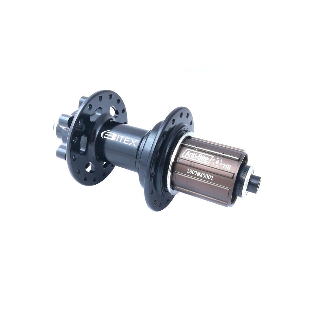 MAZA TRASERA MTB BITEX ´23 MTR 6B QRx135MM NEGRA 28H "J" HG