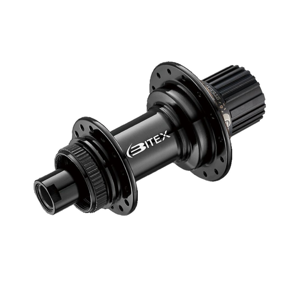 MAZA TRASERA GRAVEL BITEX ´23 BX108R DISC CL 12x142MM NEGRA 28H "J" SMS
