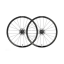 JUEGO DE RINES FFWD OUTRIDE RUTA/GRAVEL ALU DT350 12x100mm & 12x142mm (HG) NEGRO MATTE