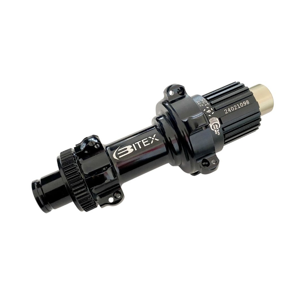 MAZA TRASERA RUTA/GRAVEL BITEX ´23 BX315R DISC CL 12x142MM NEGRA 24H "Straight Pull" MICROSPLINE