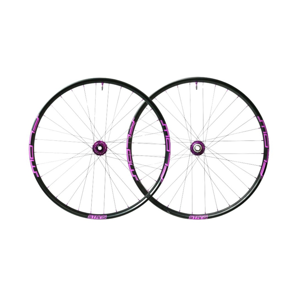 JUEGO DE RINES STAN'S FLOW EX3 29" BITEX BOOST SMS EDICION ESPECIAL MORADA 
