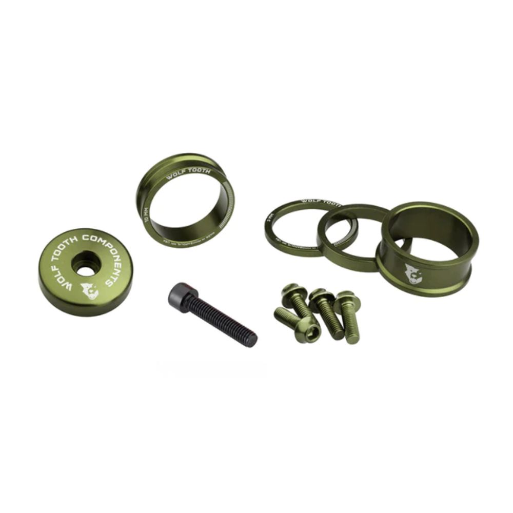 WOLFTOOTH JGO. DE ESPACIADORES Y TORNILLOS BLING KIT