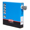 Caja ELVEDES de 100 cables de freno 2 250 mm 1 × 19 cables de acero inoxidable Ø1.5 mm T Ø7×6