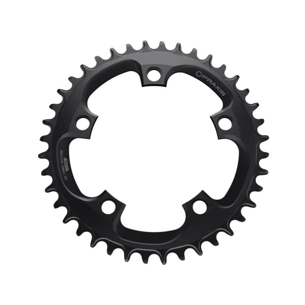 MONOPLATO PRAXIS GRAVEL/RUTA 46T 110BCD THREADED E-RING N/W(10/11/12V)