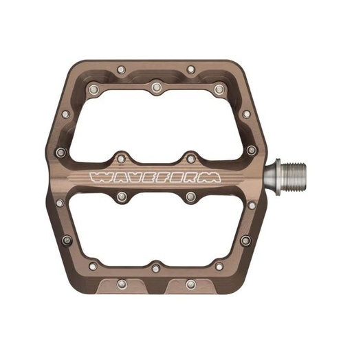 [WT-PDL-WF-LG-ESP] WOLFTOOTH PEDAL WAVEFORM ESPRESSO TALLA GRANDE (112MMX106MM)