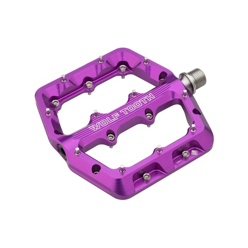 [WT-PDL-WF-SM-PRP] WOLFTOOTH PEDAL WAVEFORM MORADO TALLA CHICA (105MMX99MM)