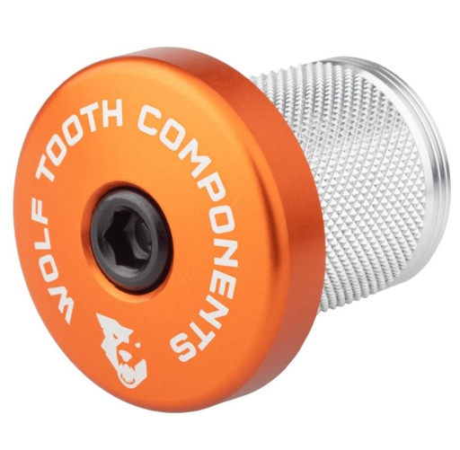 [WT-CPLUG-STEM5MM-ORG] WOLFTOOTH TAPÓN DE COMPRESIÓN CON ESPACIADOR NARANJA