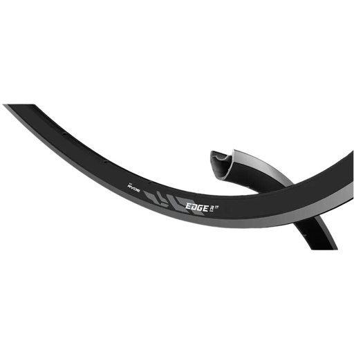 [RY-ER25B62232] ARO RUTA RYDE EDGE R25 TLR 700C 32H NEGRO (COSTADOS MAQUINADOS)