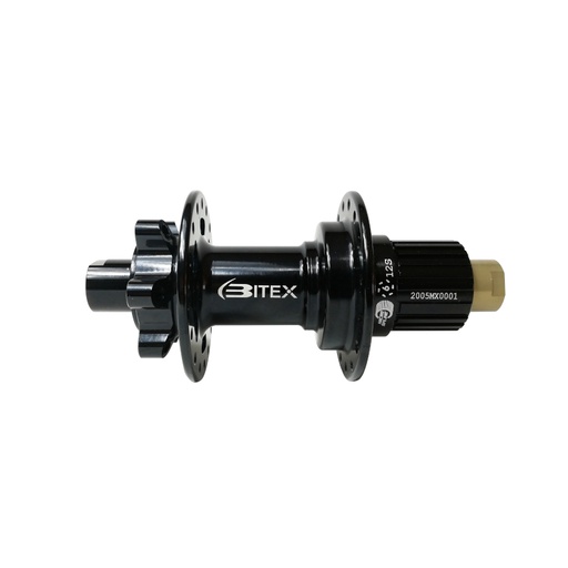 [BX-MTR12N14228/E-SMS] MAZA TRASERA BITEX MTR-12DISC MICROSPLINE 12X142MM NEGRA 28H (EZO)