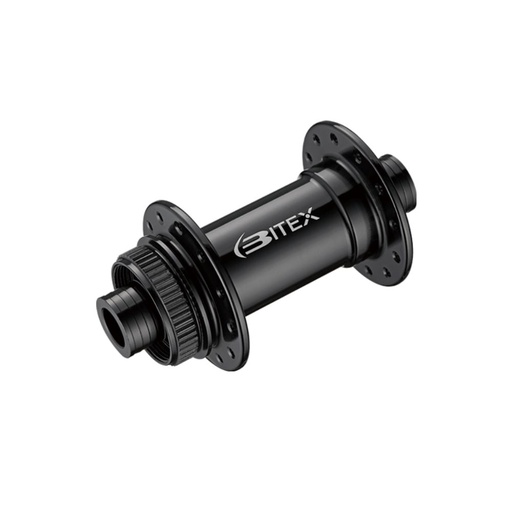 [BX-23BX106FN1224] MAZA DELANTERA RUTA/GRAVEL BITEX ´23 BX106F DISC CL 12x100MM NEGRA 24H "J" (EZO)
