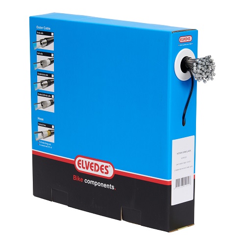 [EV-ELV6472RVS-SHIMSLBOX] Caja ELVEDES de 100 cables de Cambio SL 2 250 mm 1 × 19 cables de acero inoxidable Ø1 5 mm Ø4 5×4 5
