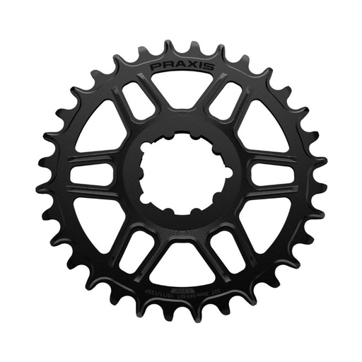 [PS-30-NW900] MONOPLATO PRAXIS MTB 30T MONTAJE DIRECTO "SRAM 3T" (0 MM OFFSET) N/W(10/11/12V) NEGRO
