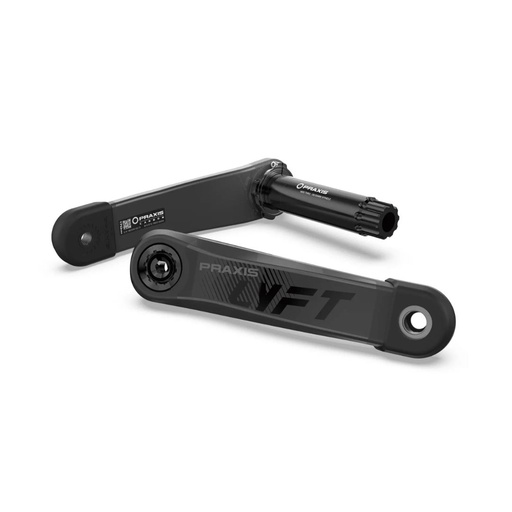 [PS-G2-L175] PAR DE BIELAS PRAXIS G2 LYFT M30-THRU DM | CARBON | 175MM