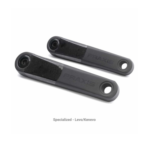 [PS-EC-SBC-165A] PAR DE BIELAS PRAXIS SBC  eCRANK SET - ALLOY 165mm (LEVO/G2)