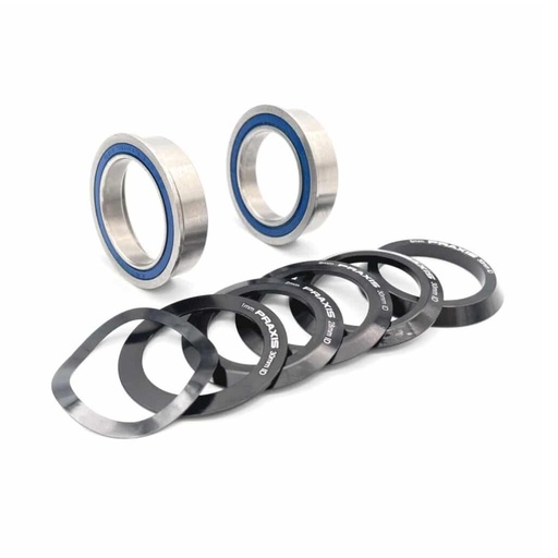 [PS-86-4001W] TAZAS DE CENTRO PRAXIS M30 - BB86 RUTA |  BB90/92 MTB