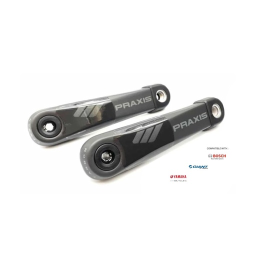 [PS-EC-BSC-165C] PAR DE BIELAS PRAXIS BOSCH/YAMAHA eCRANK SET | CARBON 165mm